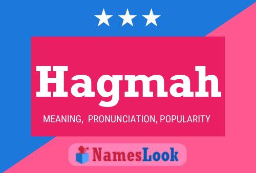 Hagmah Name Poster