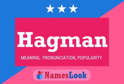 Hagman Name Poster