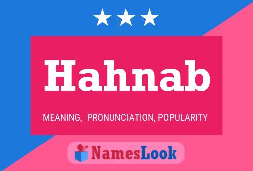 Hahnab Name Poster