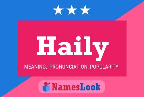 Haily Name Poster