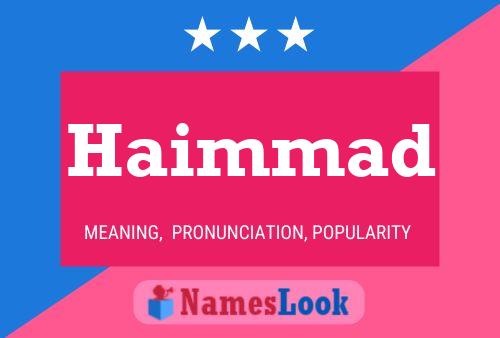 Haimmad Name Poster