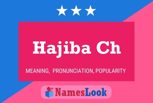 Hajiba Ch Name Poster