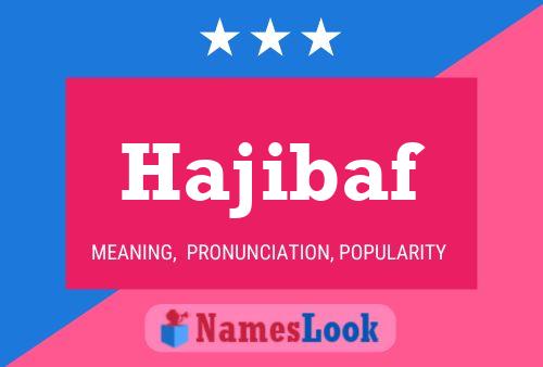 Hajibaf Name Poster