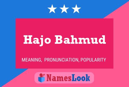 Hajo Bahmud Name Poster