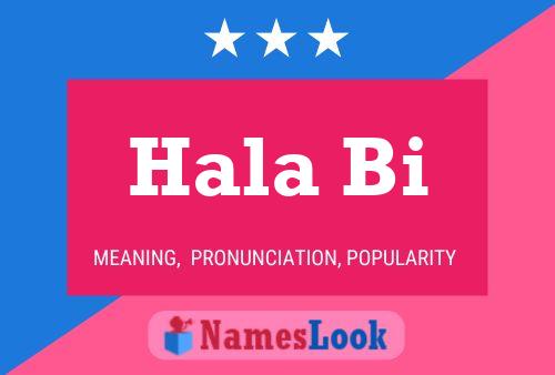 Hala Bi Name Poster