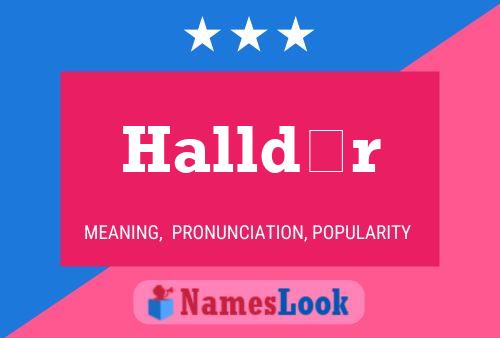 Halldór Name Poster