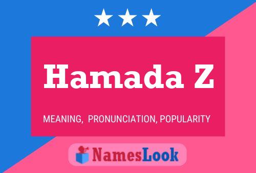 Hamada Z Name Poster