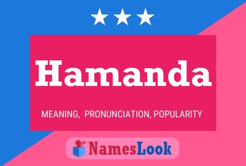 Hamanda Name Poster