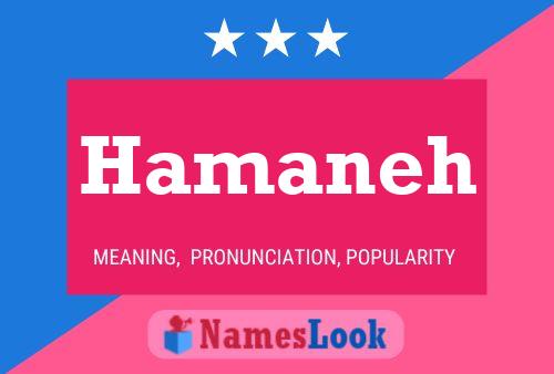 Hamaneh Name Poster