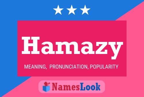 Hamazy Name Poster