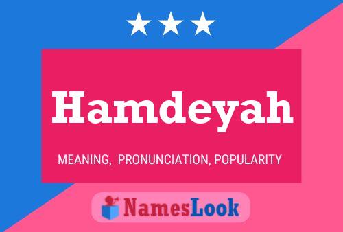 Hamdeyah Name Poster