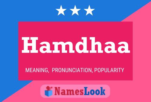 Hamdhaa Name Poster