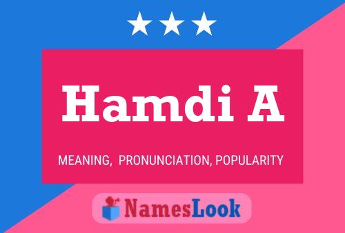 Hamdi A Name Poster