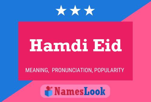 Hamdi Eid Name Poster