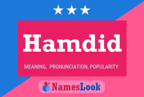 Hamdid Name Poster