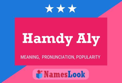 Hamdy Aly Name Poster