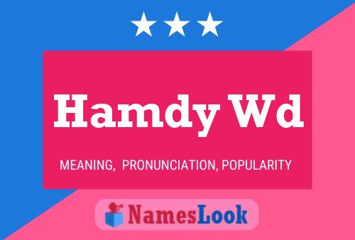 Hamdy Wd Name Poster