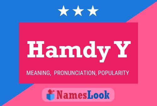 Hamdy Y Name Poster