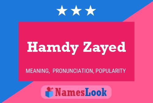 Hamdy Zayed Name Poster