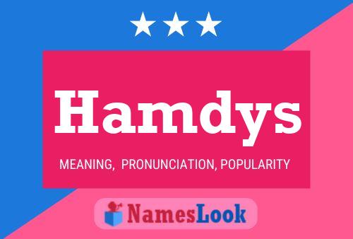 Hamdys Name Poster