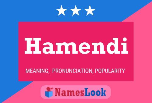 Hamendi Name Poster