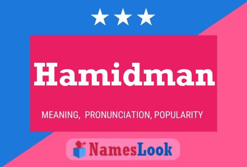 Hamidman Name Poster