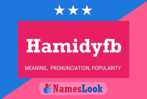 Hamidyfb Name Poster