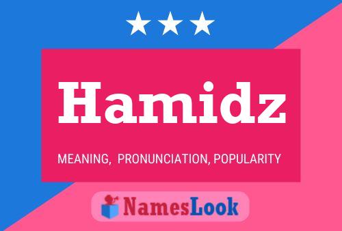 Hamidz Name Poster