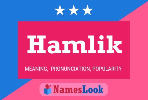 Hamlik Name Poster