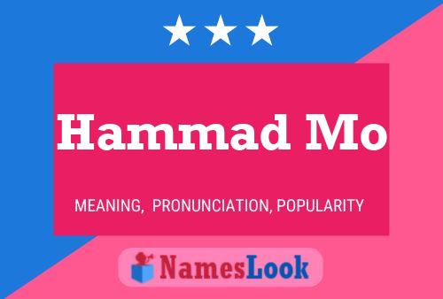 Hammad Mo Name Poster