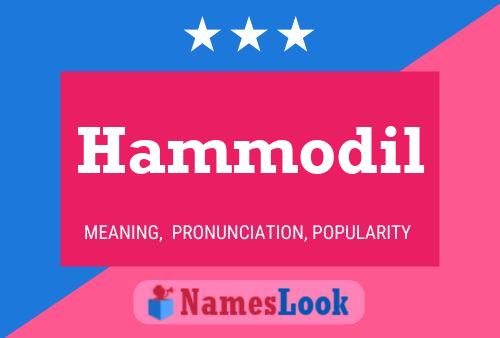 Hammodil Name Poster