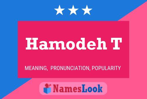 Hamodeh T Name Poster