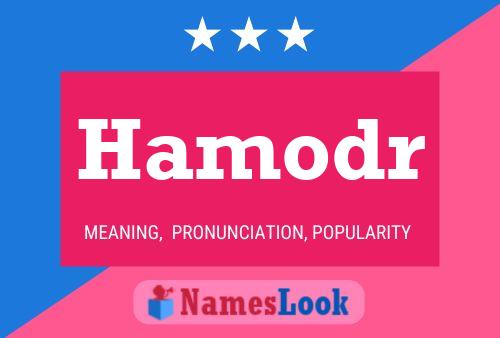 Hamodr Name Poster