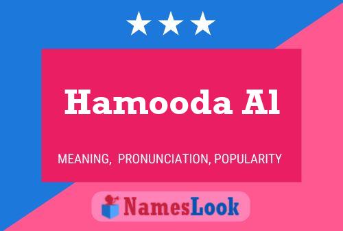 Hamooda Al Name Poster