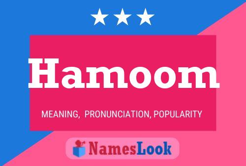 Hamoom Name Poster