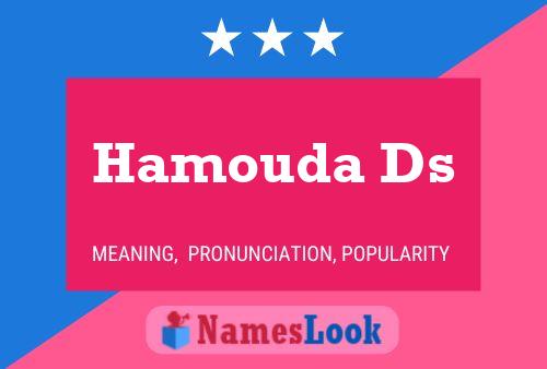 Hamouda Ds Name Poster