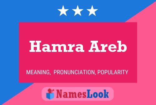 Hamra Areb Name Poster