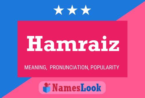 Hamraiz Name Poster