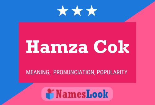 Hamza Cok Name Poster