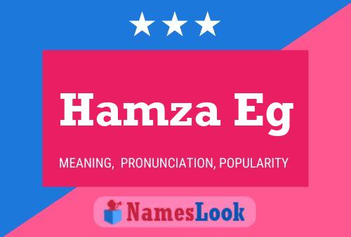 Hamza Eg Name Poster