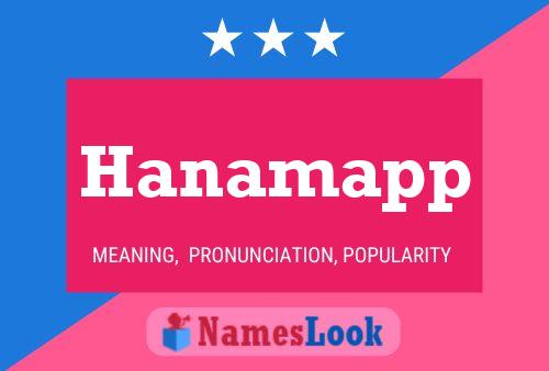 Hanamapp Name Poster