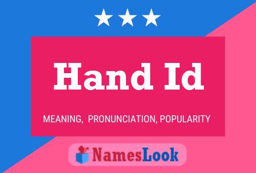 Hand Id Name Poster