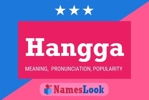 Hangga Name Poster