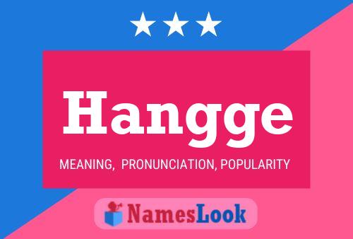 Hangge Name Poster