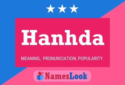 Hanhda Name Poster