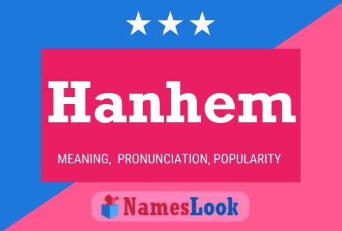 Hanhem Name Poster