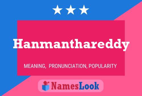 Hanmanthareddy Name Poster