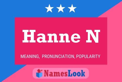 Hanne N Name Poster