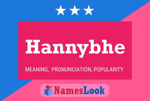 Hannybhe Name Poster