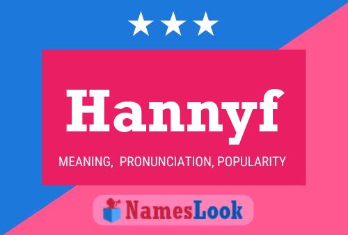 Hannyf Name Poster